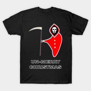 Christmas Grim Reaper Un merry Christmas Alternative Digital Art T-Shirt